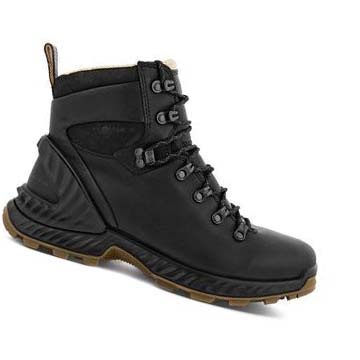 Férfi Ecco Exohike Retro Hiker Csizma Fekete | HU 436LIS